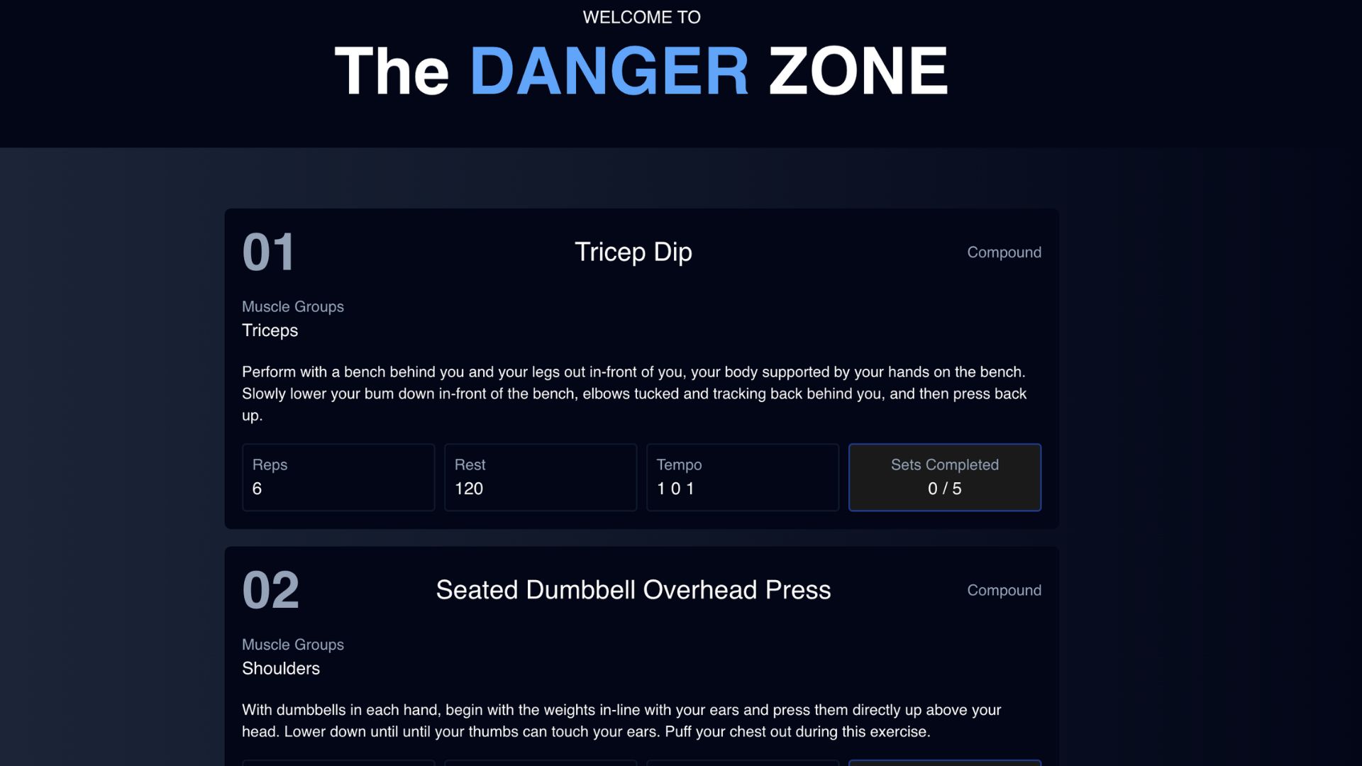 Fitness Tracker and Workout Planner